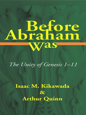 cover image of Before Abraham Was